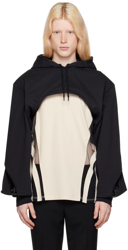 Photo: Mugler Black Cropped Hoodie