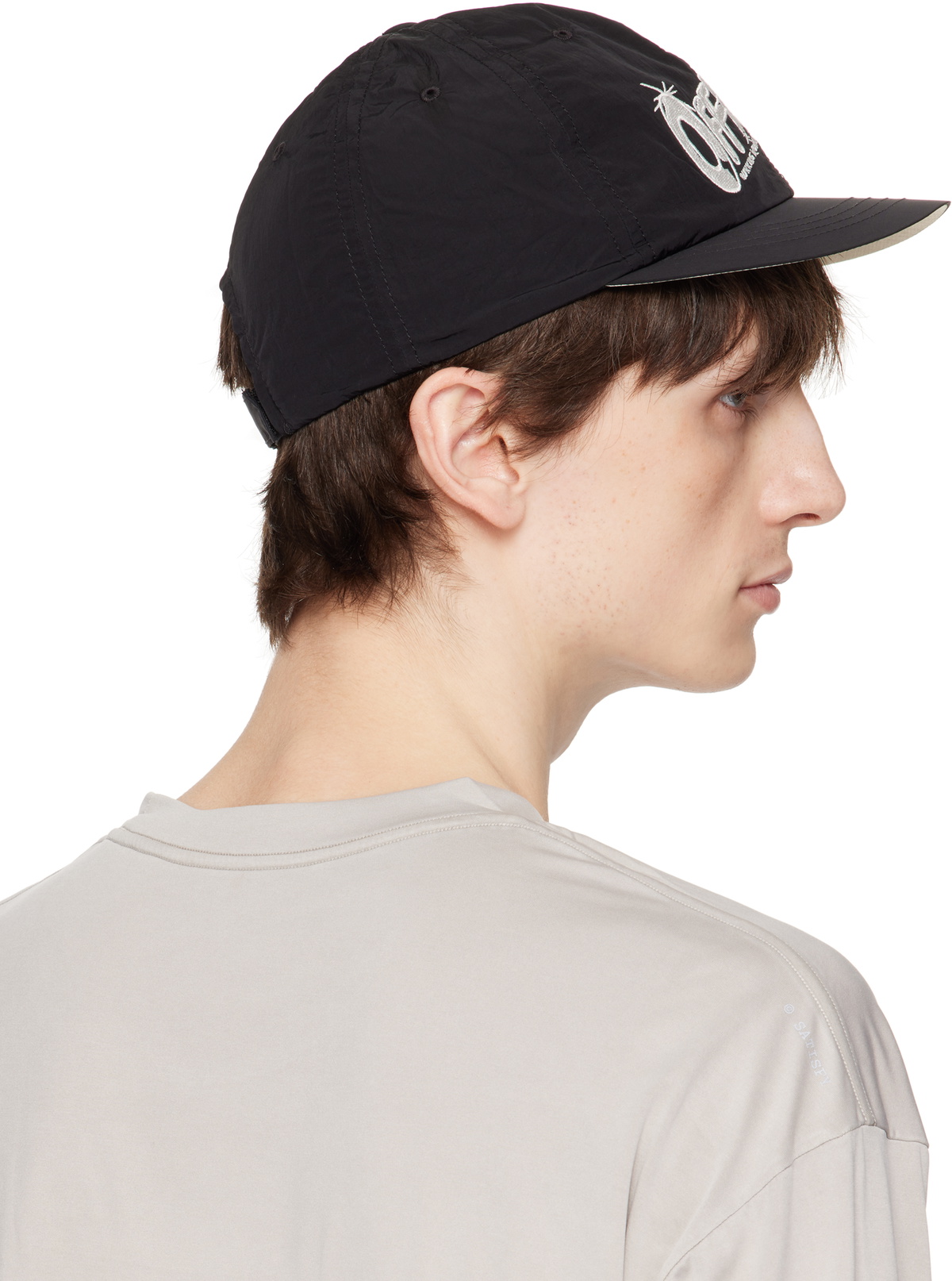 Satisfy Black FliteSilk Running Cap Satisfy