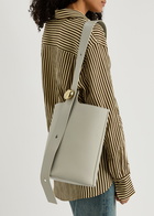 Loewe Pebble Medium Leather Bucket bag - Grey - One Size