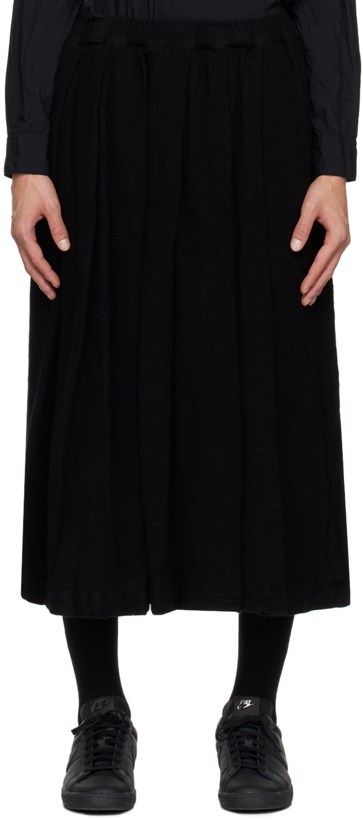 Photo: Black Comme des Garçons Black Pleated Skirt