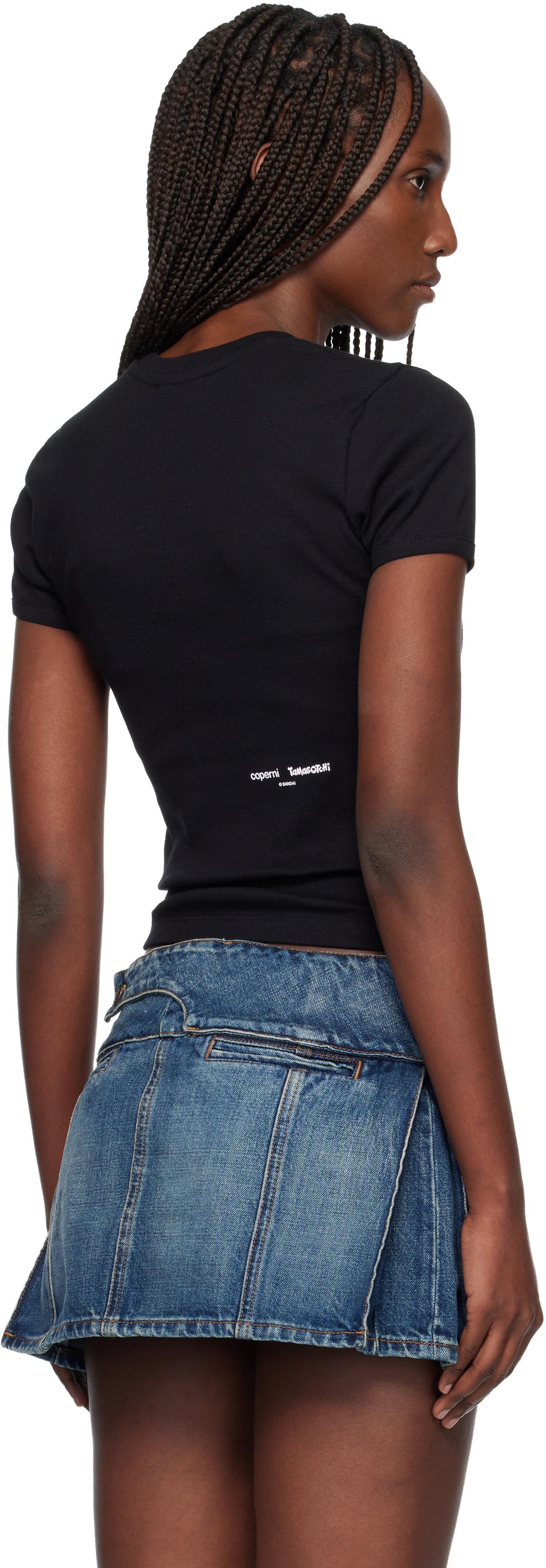 Coperni Black Tamagotchi Baby T-shirt