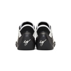 Giuseppe Zanotti White and Black Light Jump Sneakers