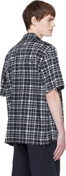 Lanvin Black Checked Shirt