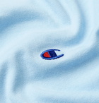 Champion - Logo-Embroidered Cotton-Jersey T-Shirt - Blue