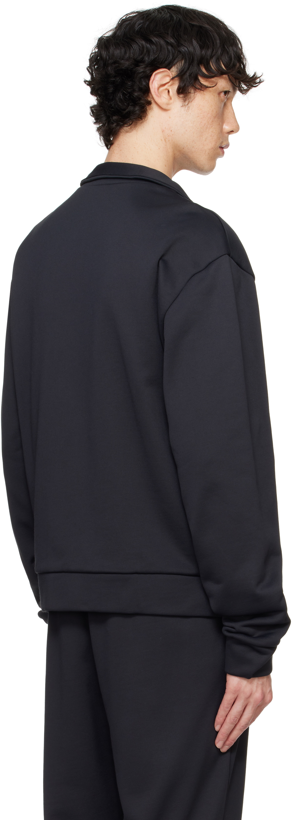トップス MAISON KITSUNE FLASH FOX TRACK JACKET(L) Maison Kitsuné Black Flash Fox Track Jacket Maison Kitsune