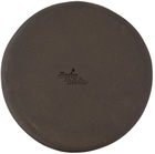 Harlie Brown Studio SSENSE Exclusive Black Glitter Star Plate