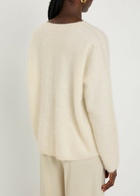 Eileen Fisher Brushed Cashmere Jumper Off White