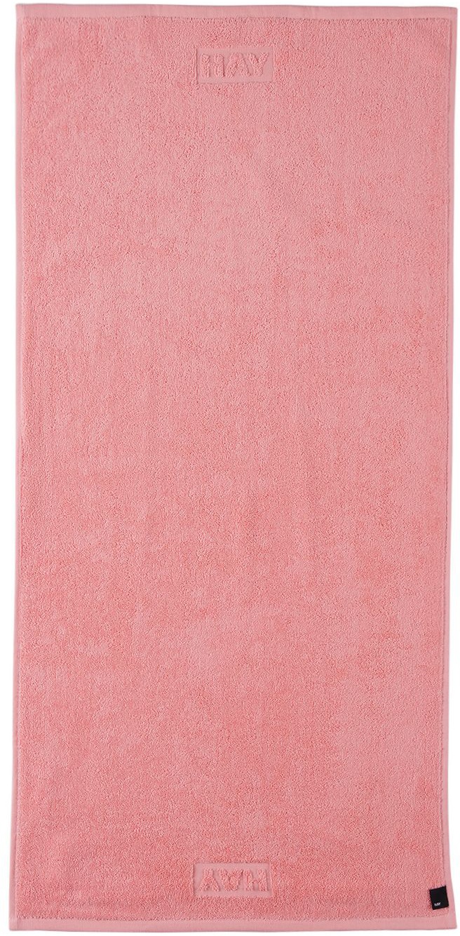 Photo: HAY Pink Mono Hand Towel