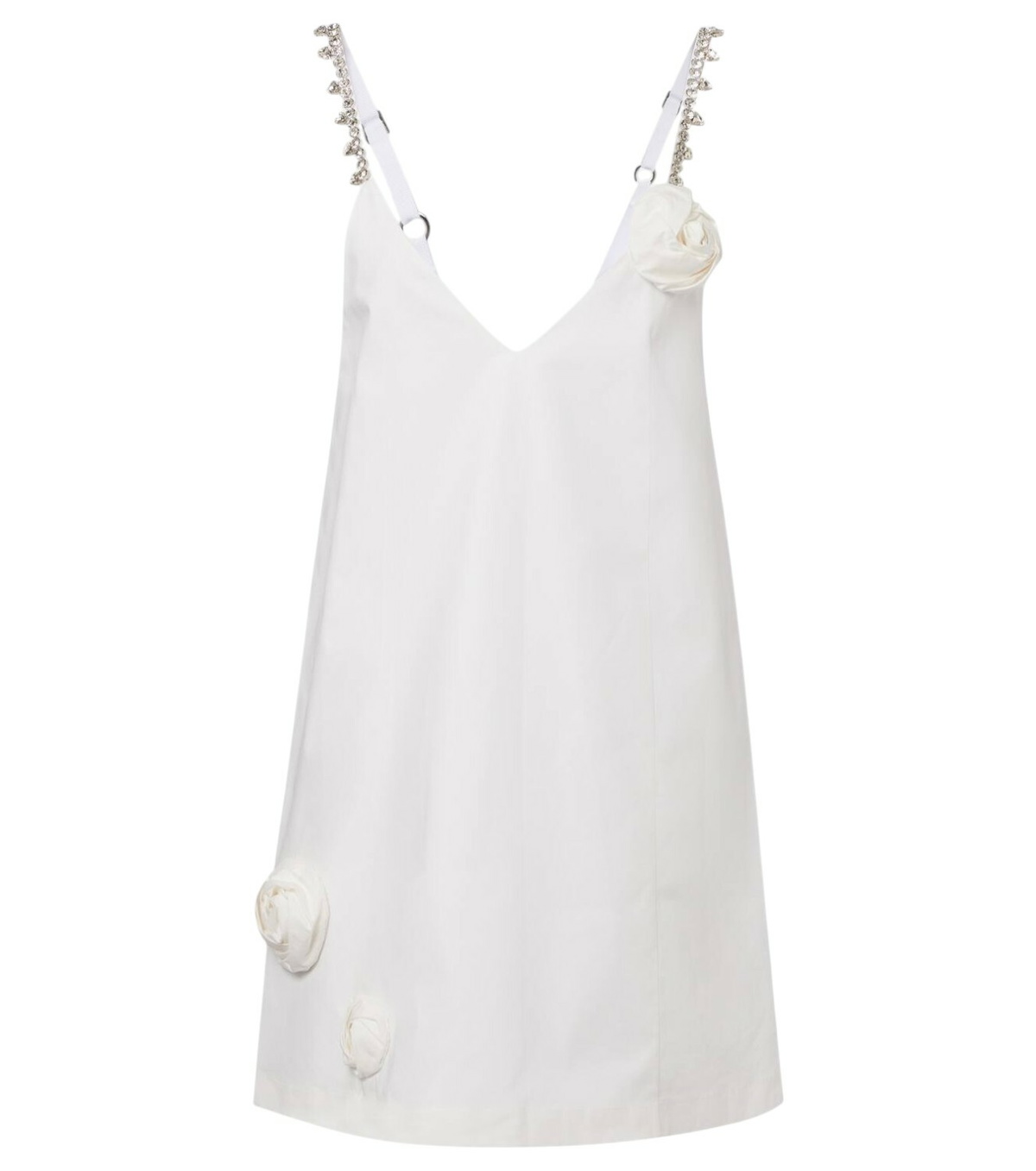 【AREA】Crystal Bow VネックTシャツ ミニワンピース AREA Black Crystal Bow V-Neck T-shirt Minidress AREA