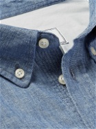 Officine Générale - Cotton-Chambray Shirt - Blue