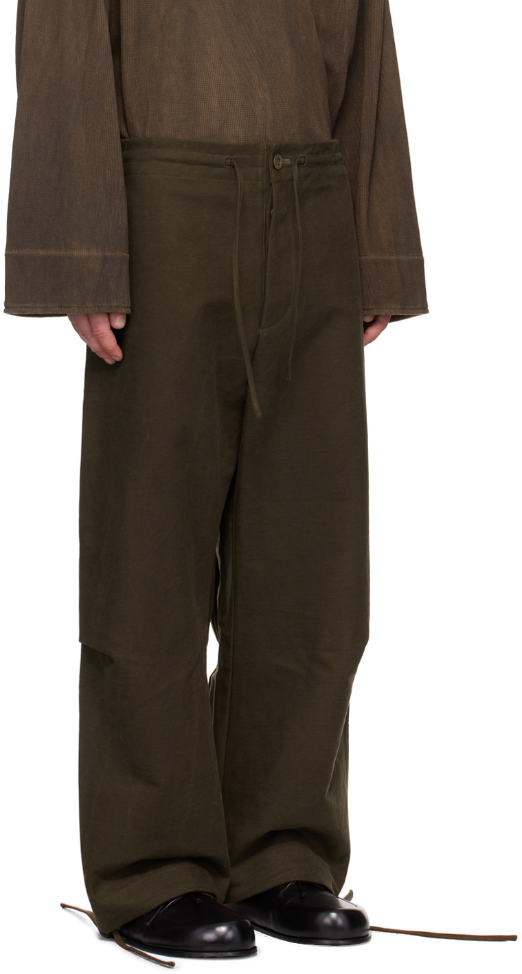 Aviva Jifei Xue Khaki Parachute Trousers