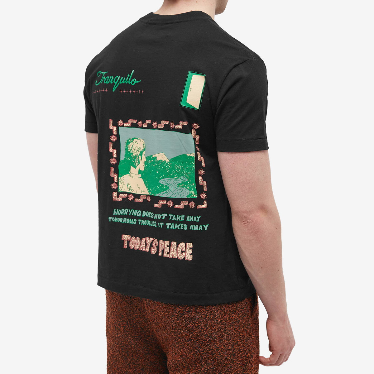 Jungles Jungles Men's Tranquilo TShirt in Black Jungles Jungles