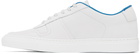 Common Projects White & Blue BBall Summer Sneakers