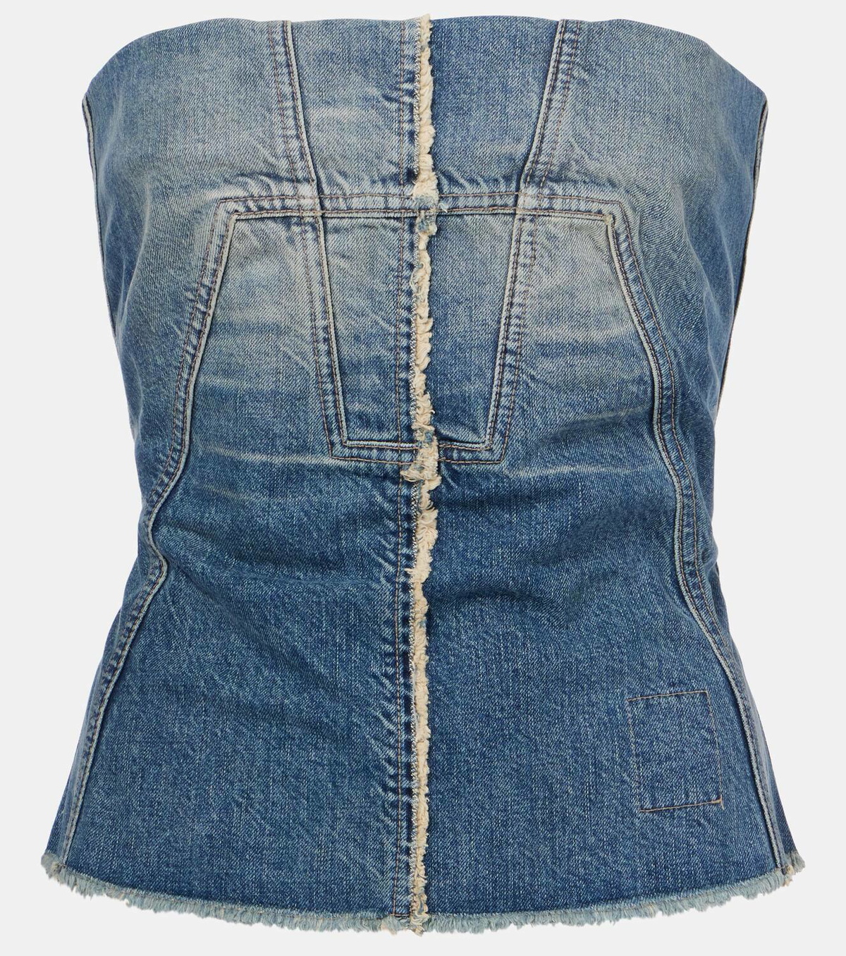Rick Owens Denim corset