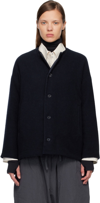 Photo: CASEY CASEY Navy Julia Reversible Jacket