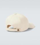 Tom Ford TF leather-trimmed cotton canvas cap