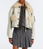 Sacai Wool blouson jacket