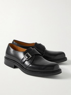 Mr P. - Peter Leather Monk-Strap Shoes - Black