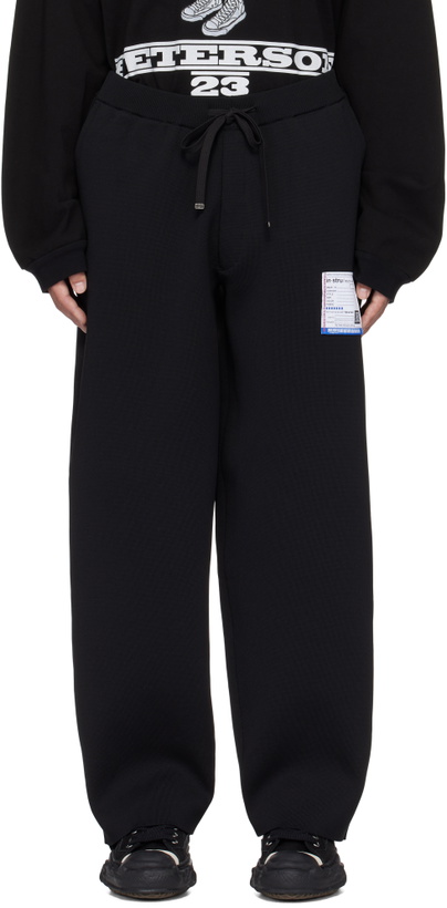 Photo: Maison MIHARA YASUHIRO Black Milan Rib Easy Sweatpants