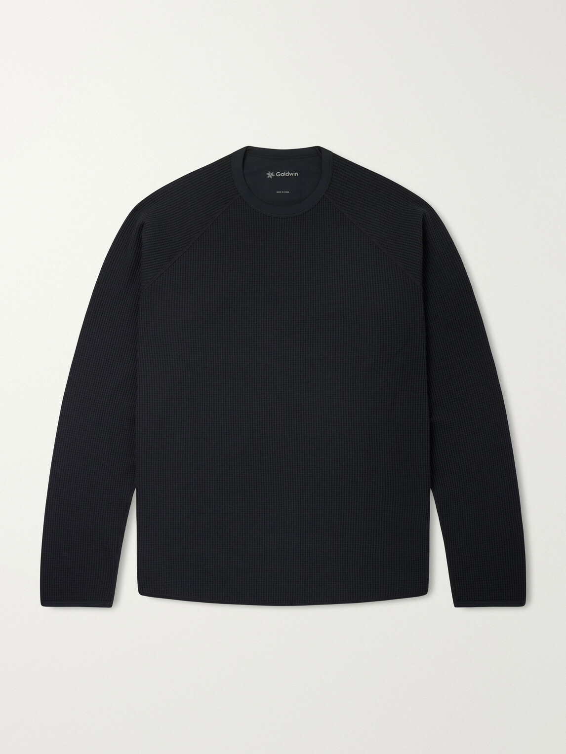 Goldwin - Waffle-Knit T-Shirt - Black