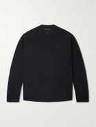 Goldwin - Waffle-Knit T-Shirt - Black