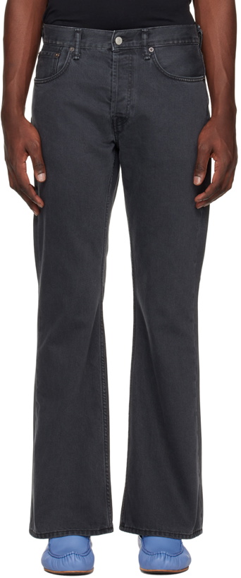 Photo: Acne Studios Gray Loose Fit Jeans