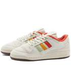 Adidas Men's Forum 84 Low CL Sneakers in Off White/Orange/Gum