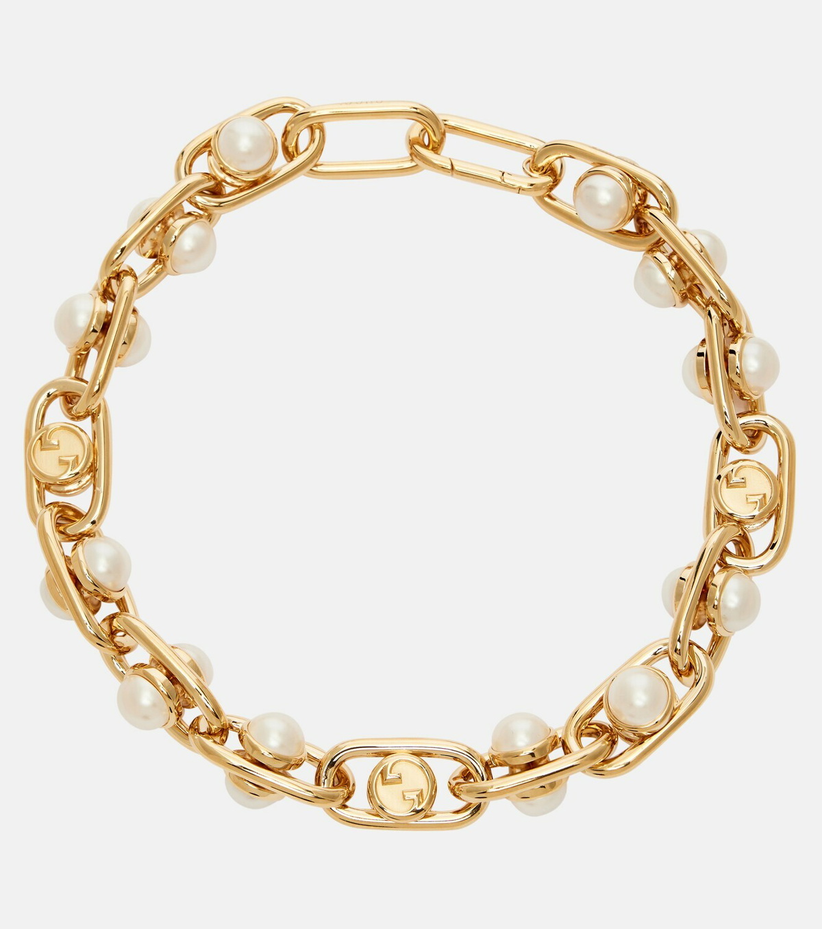 Gucci Interlocking G embellished necklace