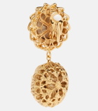 Dolce&Gabbana DG crystal-embellished clip-on earrings