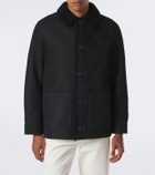 Yves Salomon Shearling-lined leather jacket