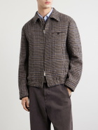 Slowear - Montedoro Il Primo Checked Stretch-Wool Blouson Jacket - Brown