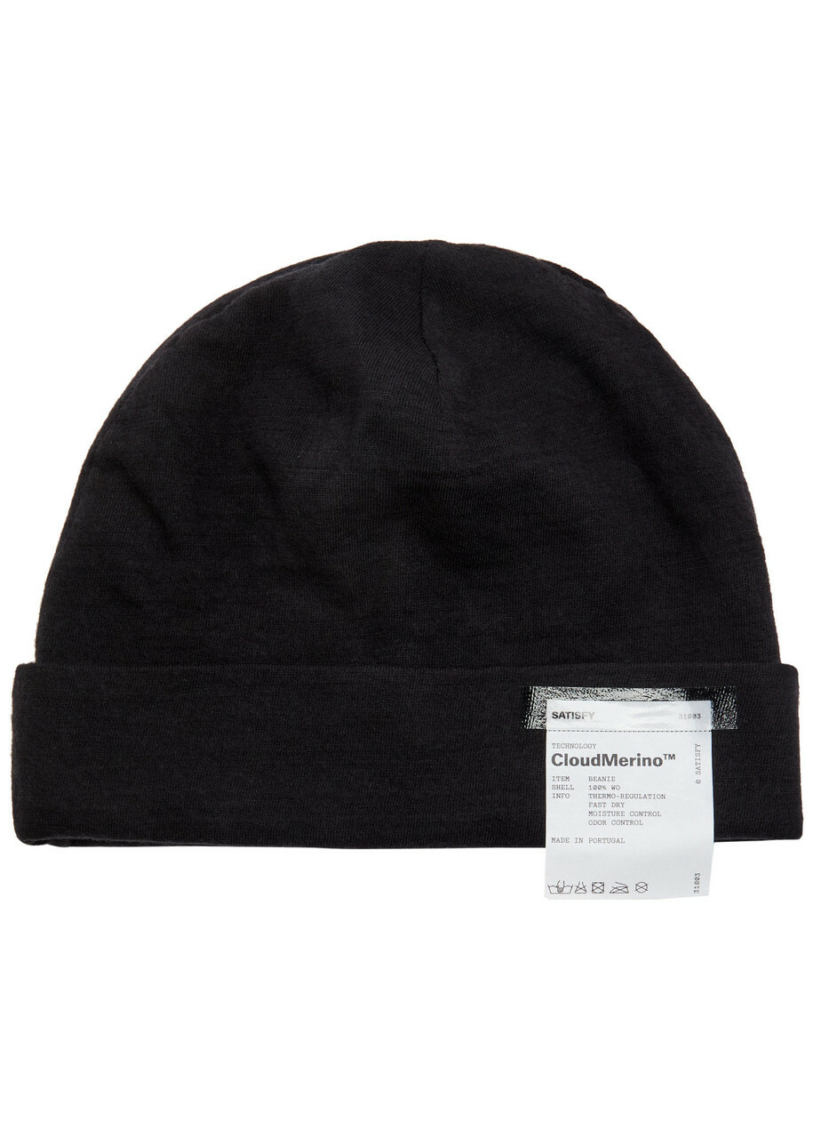 Satisfy Black Cloud Beanie Satisfy