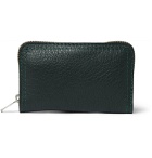 D R Harris - Grained Leather-Bound Manicure Set - Green