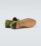 Gucci Jordaan Horsebit suede loafers