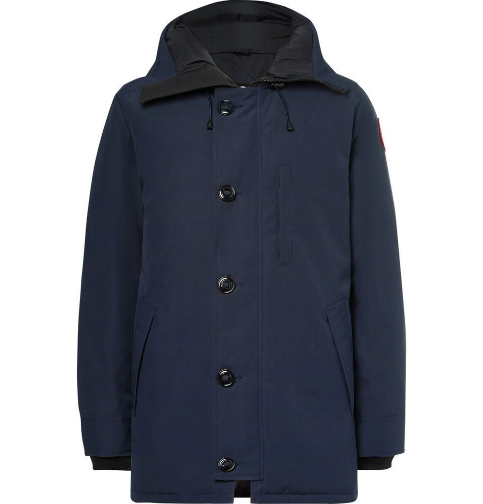 Photo: Canada Goose - Chateau Shell Hooded Down Parka - Blue