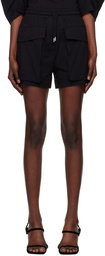 Dries Van Noten Black Drawstring Shorts