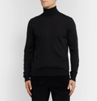 De Petrillo - Merino Wool Rollneck Sweater - Black