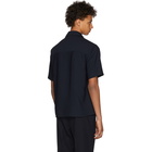 AMI Alexandre Mattiussi Navy Short Sleeve Shirt