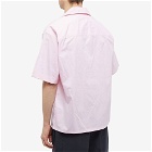 Marni Men's Embroidery Logo Vacation Shirt in Light Pink