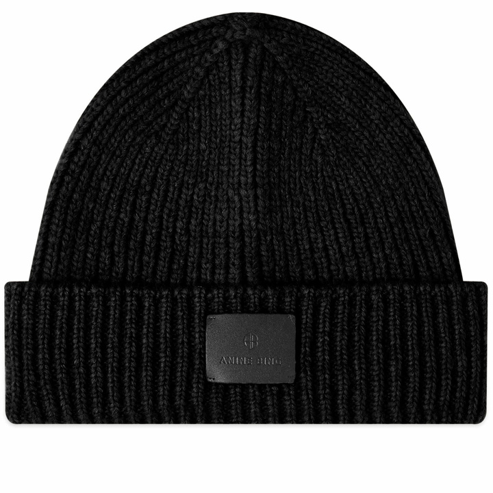 Photo: Anine Bing Women's Elia Beanie Hat in Black