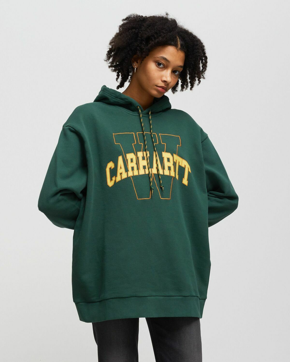 Carhartt Wip Hooded Grand Locker Sweat Green Hoodies Carhartt WIP