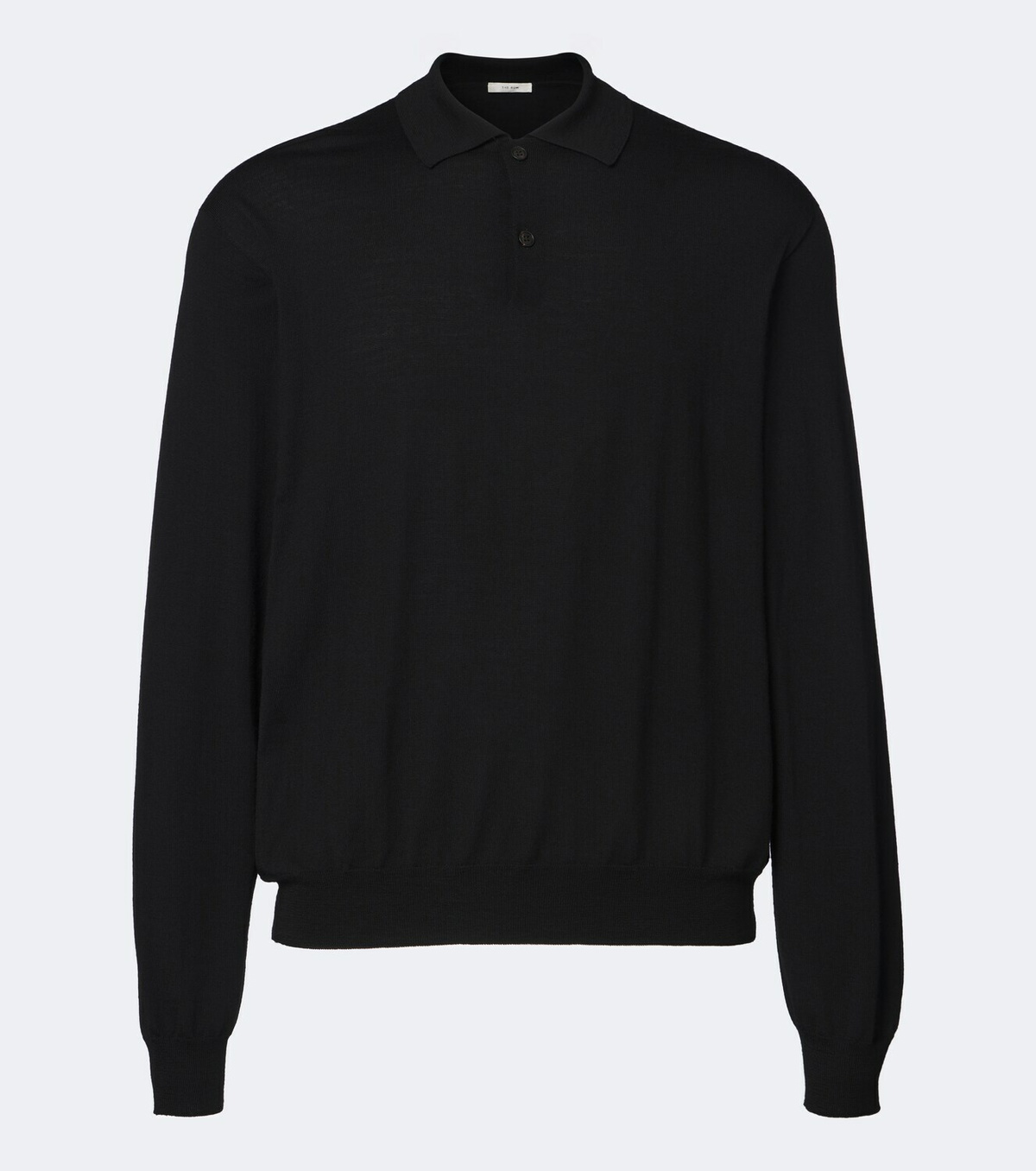 The Row Blainy wool and cashmere polo sweater