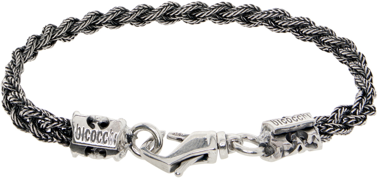 Emanuele Bicocchi Tiny Fishtail Braid Bracelet