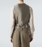 Giorgio Armani Cotton and wool-blend vest