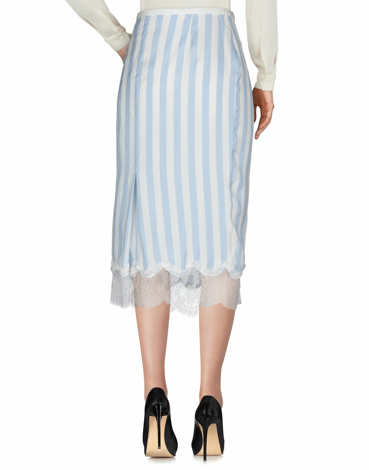 Rochas Womens Midi skirt Sky in Blue
