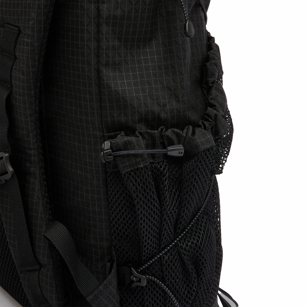 CAYL Men's Mari Roll Top B-Grid Backpack in Black