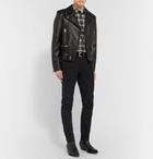 SAINT LAURENT - Lucas Leather Chelsea Boots - Black