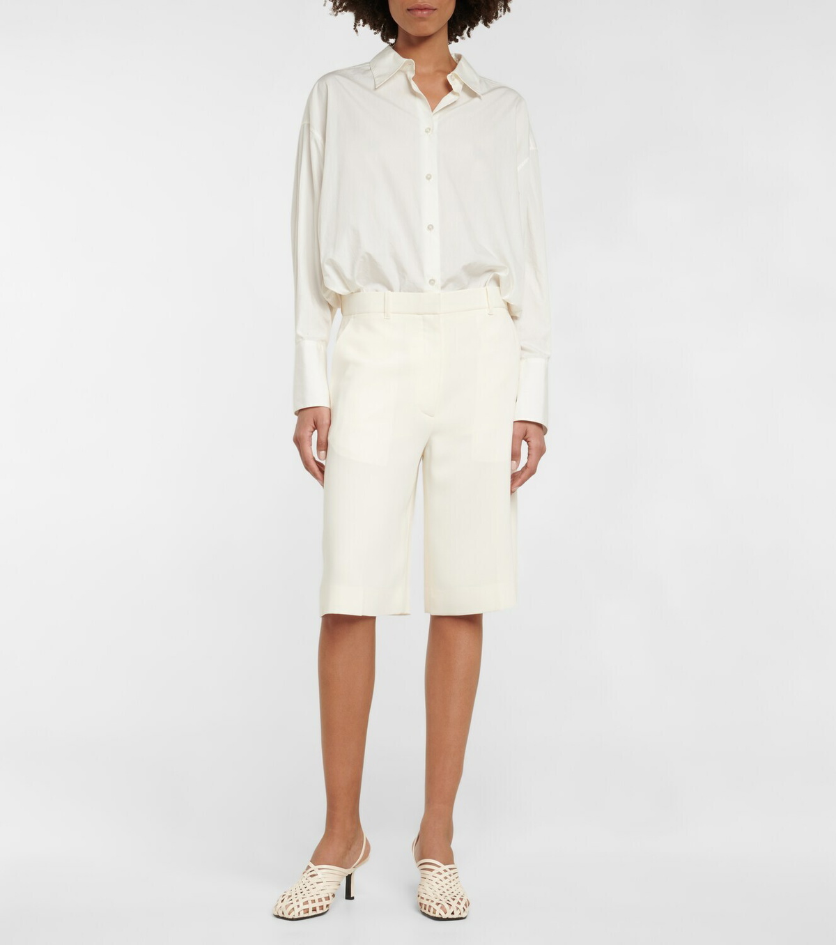 The Row - Woven leather mule sandals The Row The Row - Woven leather mule sandals The Row