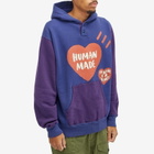 Human Made Men's Colorblock Hoodie in Navy