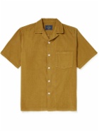 Portuguese Flannel - Convertible-Collar Cotton-Corduroy Shirt - Gold